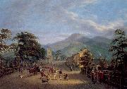 View of a Street in Carlingford Mulvany, John George
